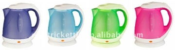 360 degree rotary style plastic electric kettle with 1.8L