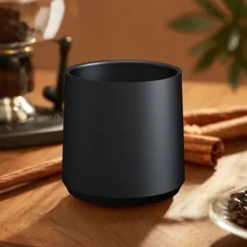 Modern Minimalist Grey Ceramic Coffee Cup - Custom Arabic Design