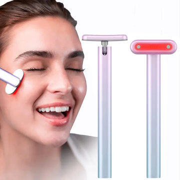 Advanced Skincare Wand with Red Light Therapy for Women's Face, Eye, and Neck Care