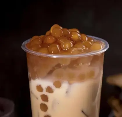 Yummy Frozen Golden Balls tea