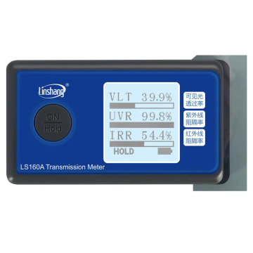 Linshang Handheld Window Tint Meter Meter LS160A - Αυτο -τροποποιημένη με ρυθμό αποκλεισμού IR UV