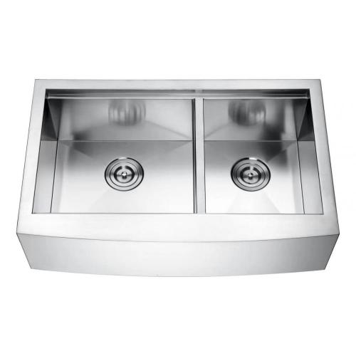 SUS304 Farmhouse Apron Front Kitchen Sink