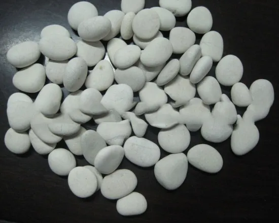 Free sample cheap price white indonesia pebble stone
