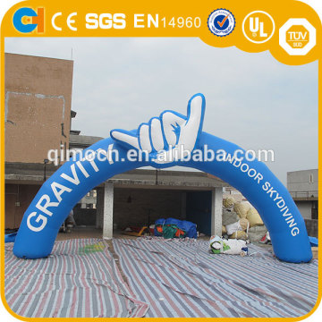 Custom logo advertising inflatable entrance gate ,inflatable arch with advanced printed, inflatable text drawing arch for sale