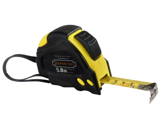 5m/25mm stainless steel  measuring tape rubber coat