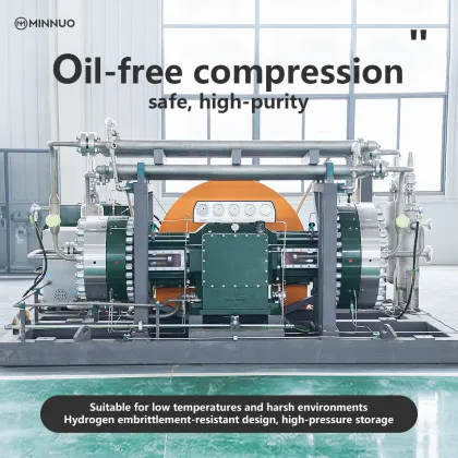 High-Pressure Diaphragm Compressor for Hydrogen and Natural Gas Energy Systems