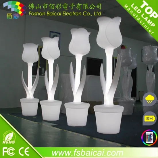 Elegant outdoor rose led lights for wedding decoration