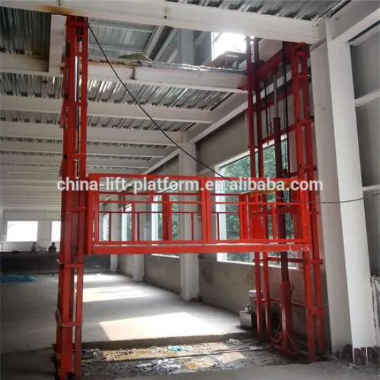 5 ton warehouse cargo lift guide rail goods lift