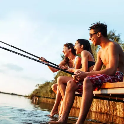 YEUX fishing rod fish pole