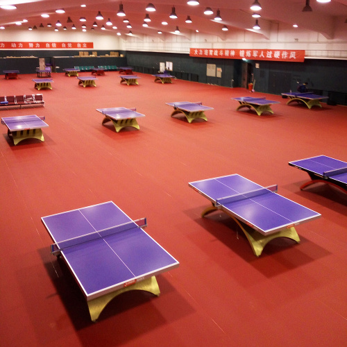 ITTF approved indoor anti-slip table tennis court flooring