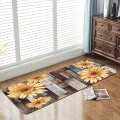 Household three-layer composite floor mat