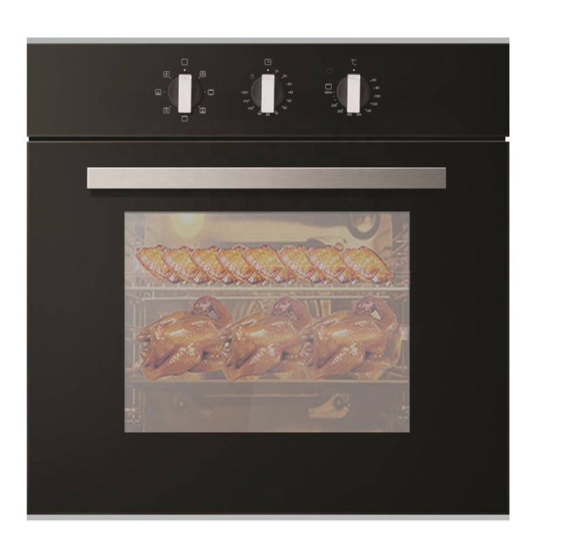 24 inch gas + electric Stainless Steel Convection Triple glass door bakery oven rottiserie chicken oven pizza oven