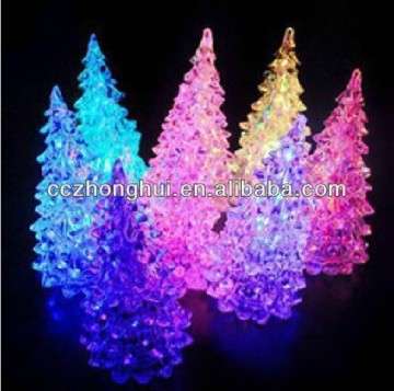 Newest Colorful Acrylic Christmas tree with LED Light