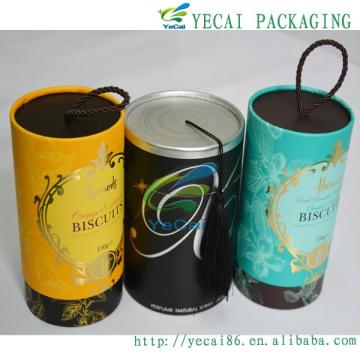 Luxury decorative Dry fruit biodegradable paper box with silver stamping
