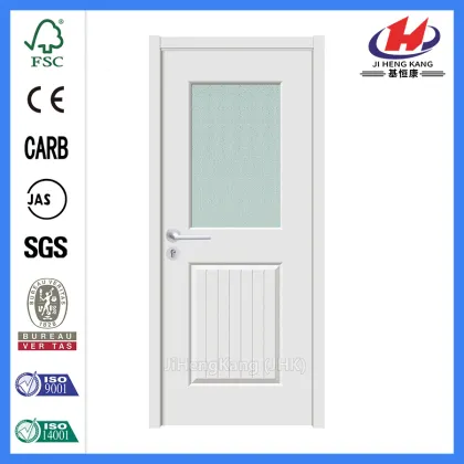 Jhk-G06 Favio Greenfield Glass Panel Wooden Doors