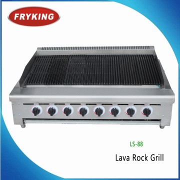 BBQ Lava Rock Grill With 8 Gas Rnage