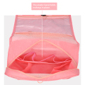 Bolsa de lavagem de higiene pessoal de viagem bolsa de maquiagem rosa