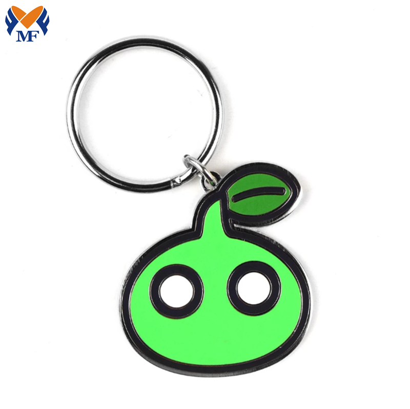 Scrub Enamel Keychain