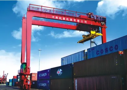 Heavy Industries Machinery Rubber Tyre Quayside Container Gantry Crane