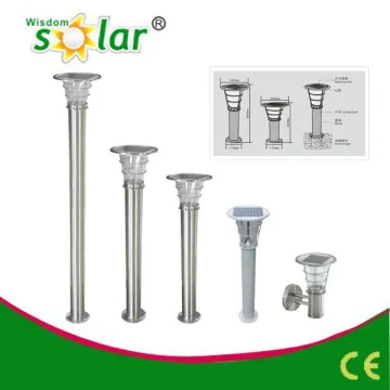 Highest efficiency solar garden lamps with high lumen