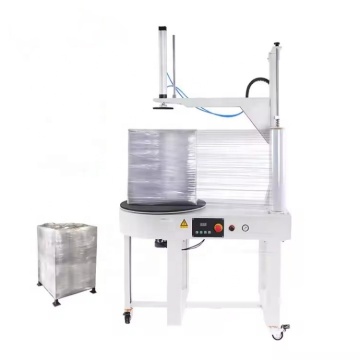 Halbautomatische Karton-Box-Stretchfilm-Wickelmaschine