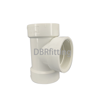 PVC 2 Inch Flush Cleanout Tee