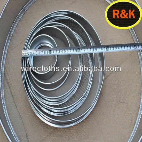 R&K small and large stainless steel wire mesh flour sieve and grain strainer