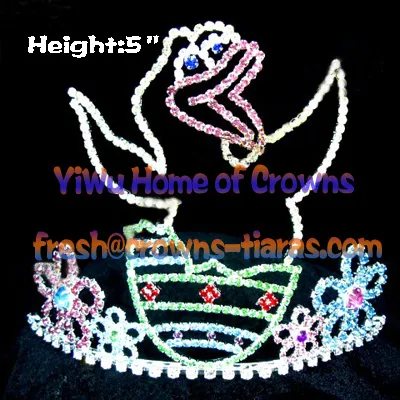 Alligator Shaped Crystal Crowns