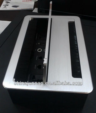 multiple tabletop power outlet for conference table