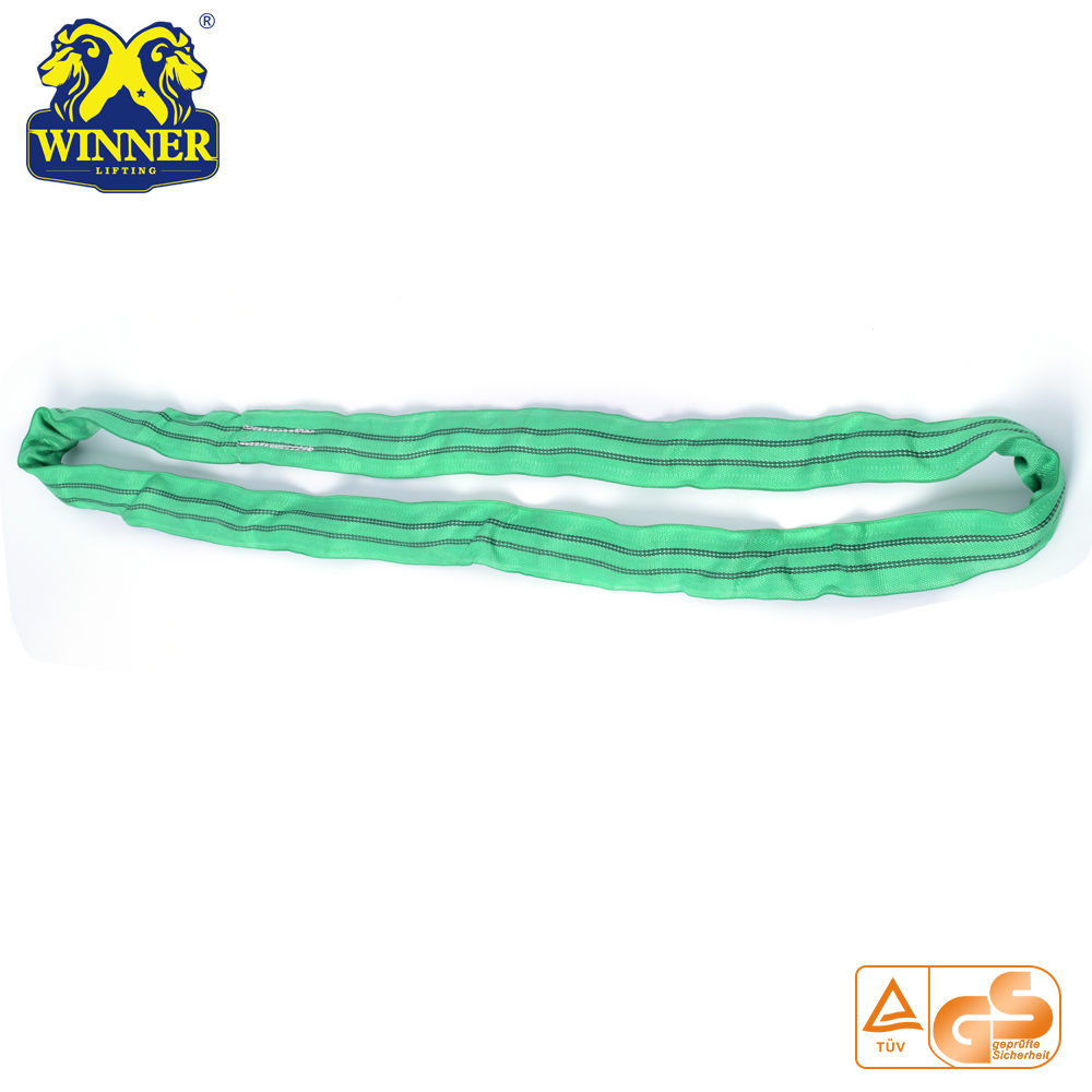 2 Ton Nylon Polyester Lift Round Sling Webbing Sling