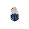 M23 female straight connector 8pin Field-wireable