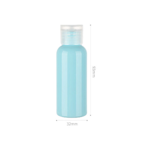 30 ml 50 ml Colorful petite taille Pet Plastic Plastique Cosmetic Rose Bottle Lotion avec vis de capuchon à vis à vis