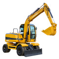 Wheel Excavators 6ton Small Digger Earth Moving Machine