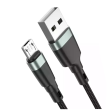 3A schnelles Ladevorgang geflochtenes 2M Micro USB -Kabel