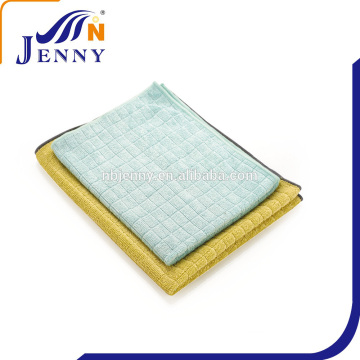 Shiny Checked Weft Knitting Microfiber Floor Cloth