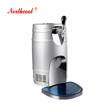 machine cooler draught beer dispenser with ice tube cooling
