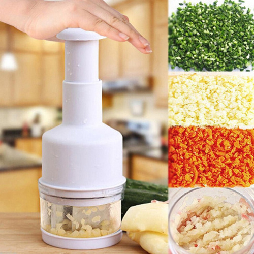 Multi-function Press Vegetable Cutter Kitchen Stainless Steel Hand Press Garlic And Ginger Shredder Onion Chopped Garlic War