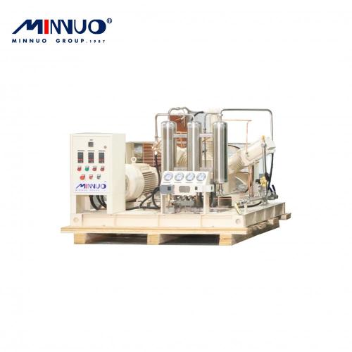 High demand oxygen booster compressor on time