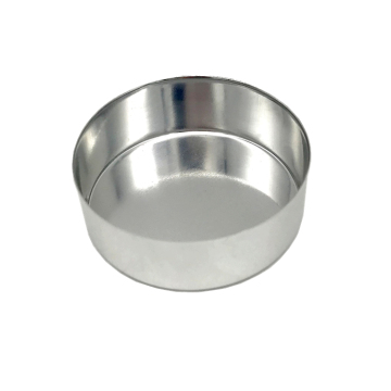 Pastel Colors Aluminum Cup Candle Holders with Black Metal Tins Box