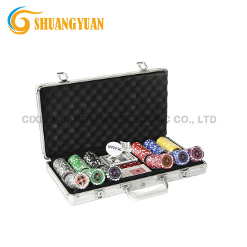 300pcs 11.5g Ultimate Poker Chip Set with Aluminum Case