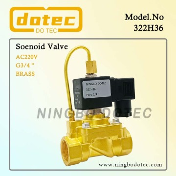 3/4'' 2 Way 322H36 Normally Open General Purpose Brass Solenoid Valve