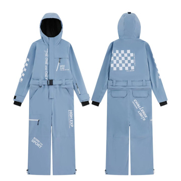 One-piece ski suit women's suit windproof