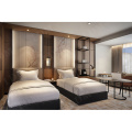 Set de muebles de habitaciones de hotel de diseño moderno de lujo
