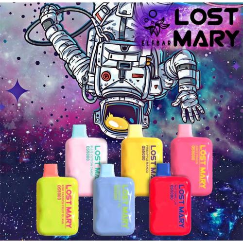Verlorene Mary OS5000 Puffs Einweg -Vapes