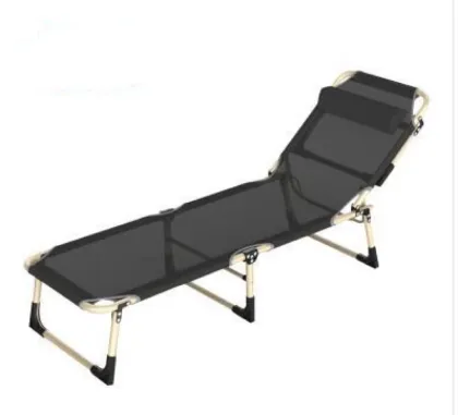 Portable Office Nap Bed: Simple Single Escort Bed for Camp or Office