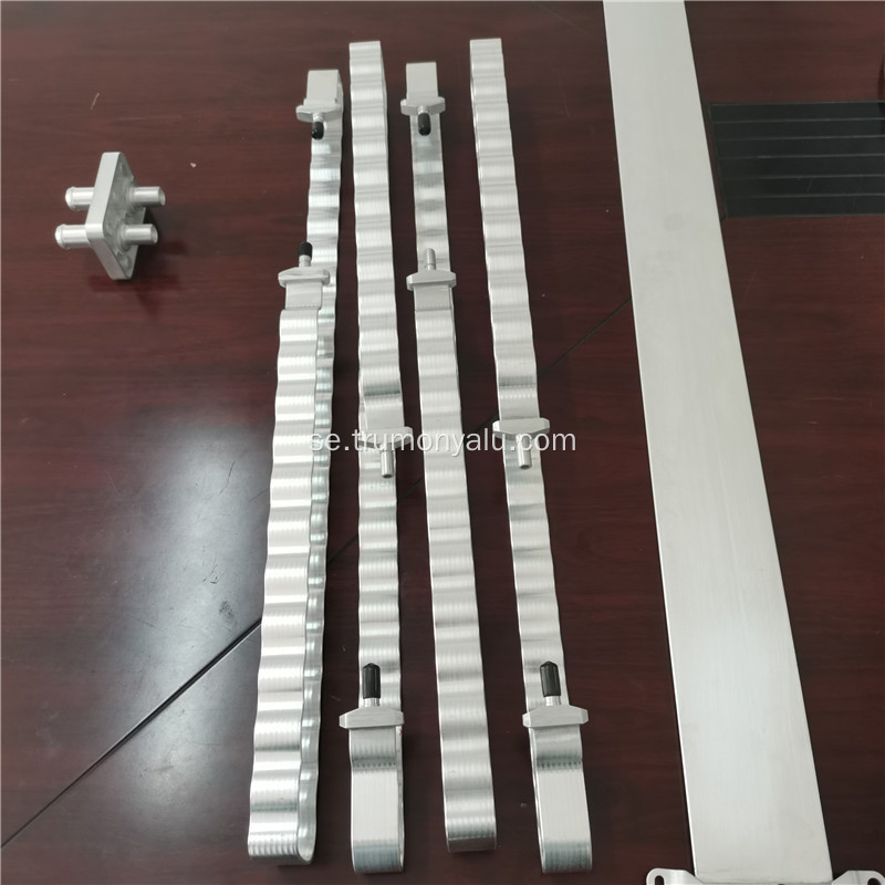 Extrusion Serpentine AI Tube för batterikylning