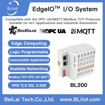 Edge Computing Distributed I/O Module Industrial Automation