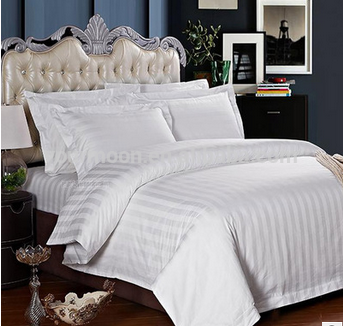 Classic 3cm stripe 1 pieces polycotton duvet cover for hotel