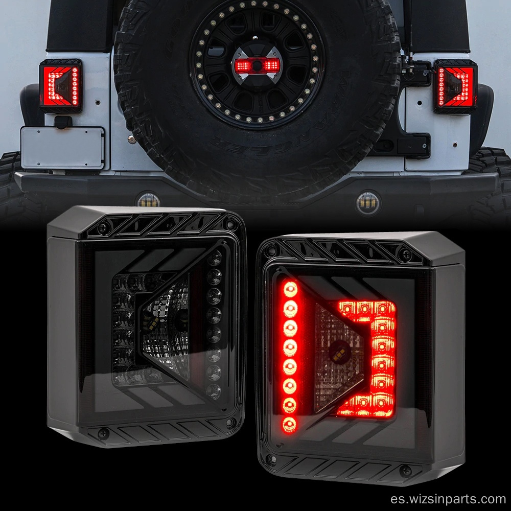 Luz trasera 3D para Jeep Wrangler JK 2007-2018