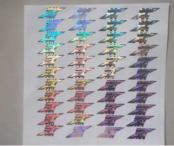 Custom design security sticker il id hologram sticker hologram